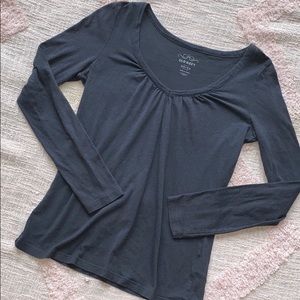 SOLD Old Navy Long Sleeve Top Gray Super Soft XS